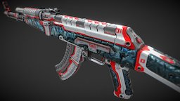 ODYSSEY :: AK-47 valve, cushion, custom, lunar, solar, panels, corp, ak-47, odyssey, csgoworkshop, csgoskin, csgo-counter-strike-global-offensive, scifi, military, space