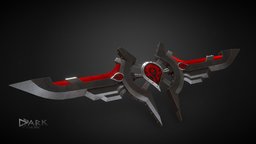 Horde Warglaive of the Bastion [Wow Shadowlands] fanart, 3dcoat, chaos, horde, worldofwarcraft, content, warglaive, substancepainter, substance, painter, maya, digital, sword, war, wow, blade, digitalarmory