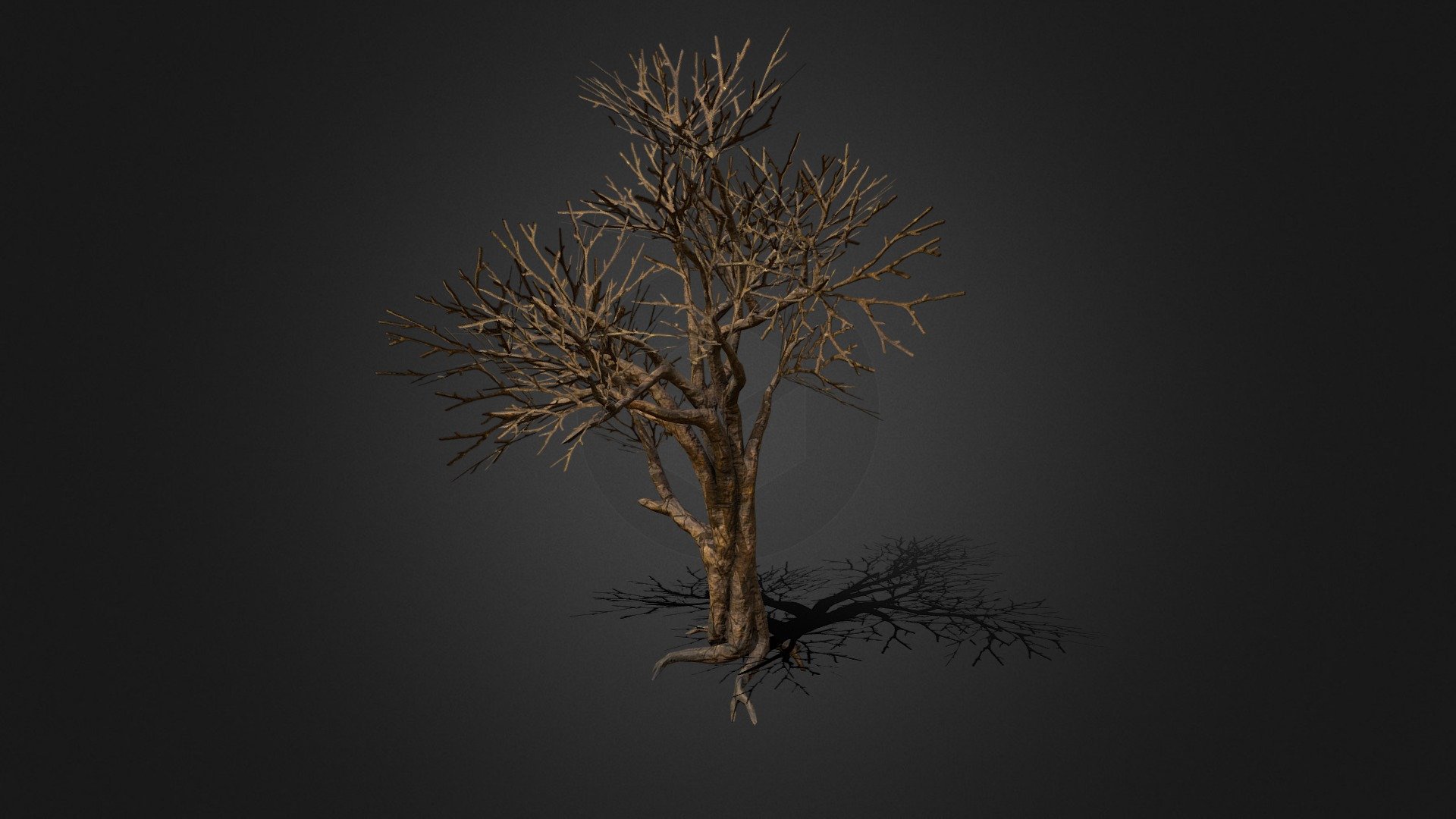 low poly tree