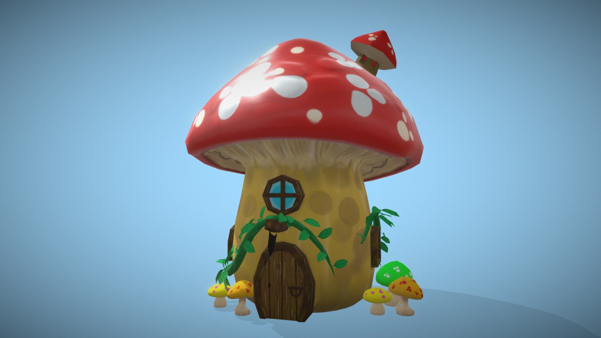 Made with Blender 2.90

3D format :
- fbx
- obj
- blend

Texture :
- Albedo
- Roughnes
- AO
- NM

Polygon :
- Faces : 2.827
- Triangle : 5.654

All Schene : https://skfb.ly/o66SE
Tree House : https://skfb.ly/o6qEw