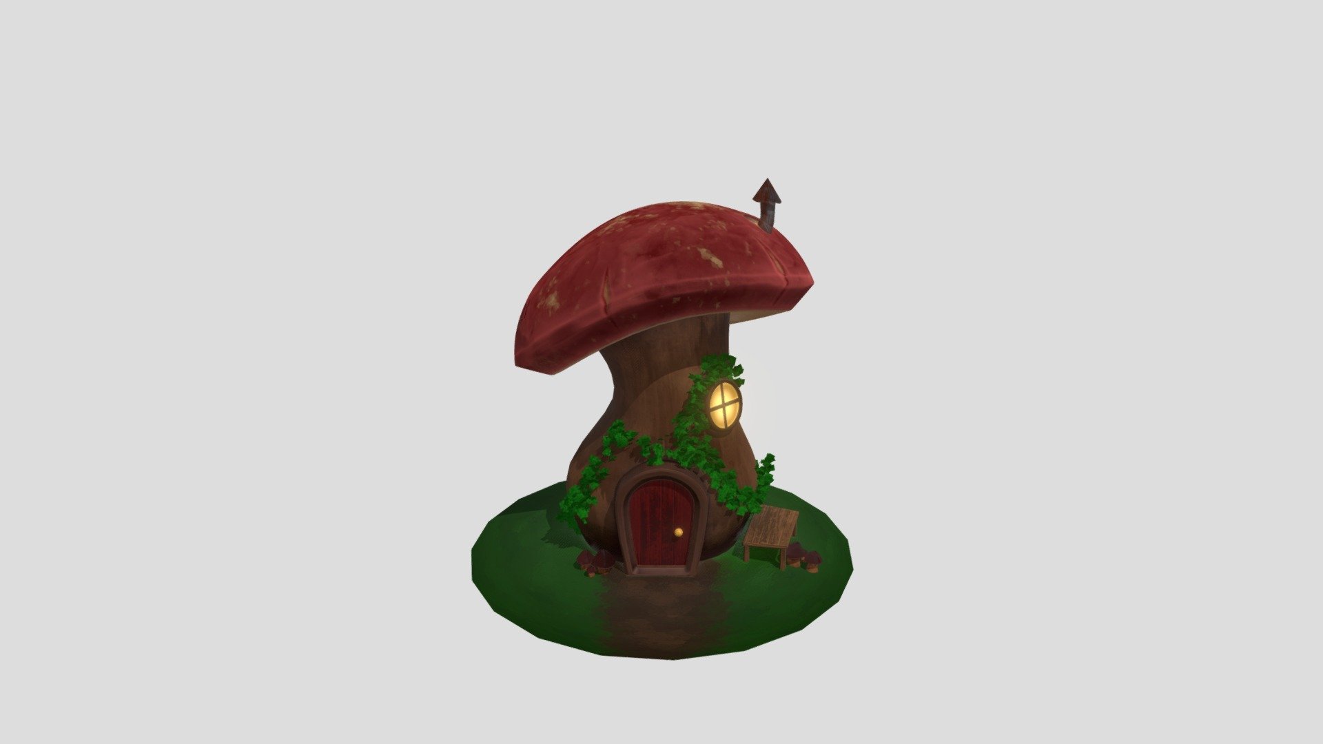 A Mushroom House made via Maya, ZBrush, and Substance Painter.
