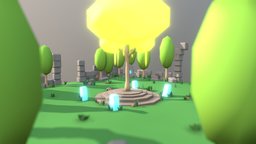 Ancient Garden Magical Tree Scene ancient, ruins, games, garden, spacedraw, rune, lowpolygon, leveldesign, game-ready, game-asset, ancient-art, low-poly-model, ancientruins, gamesdesign, low-poly-blender, gameleveldesign, stylized-environment, stylizedmodel, stylized-texture, maya, low-poly, cartoon, game, lowpoly, blender3d, gameart, maya2018, gameasset, gameready