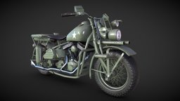 Captain America Bike bike, motorbike, motorcycle, 4k, harley, motorcycles, captainamerica, harleydavidson, harley-davidson, captain-america, harley-bike, pbr, lowpoly