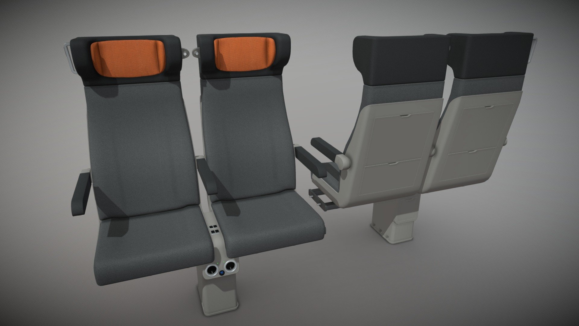 Seats optimized for comfort during a journey of several hours. They allow passengers to enjoy a comfortable and relaxing journey.