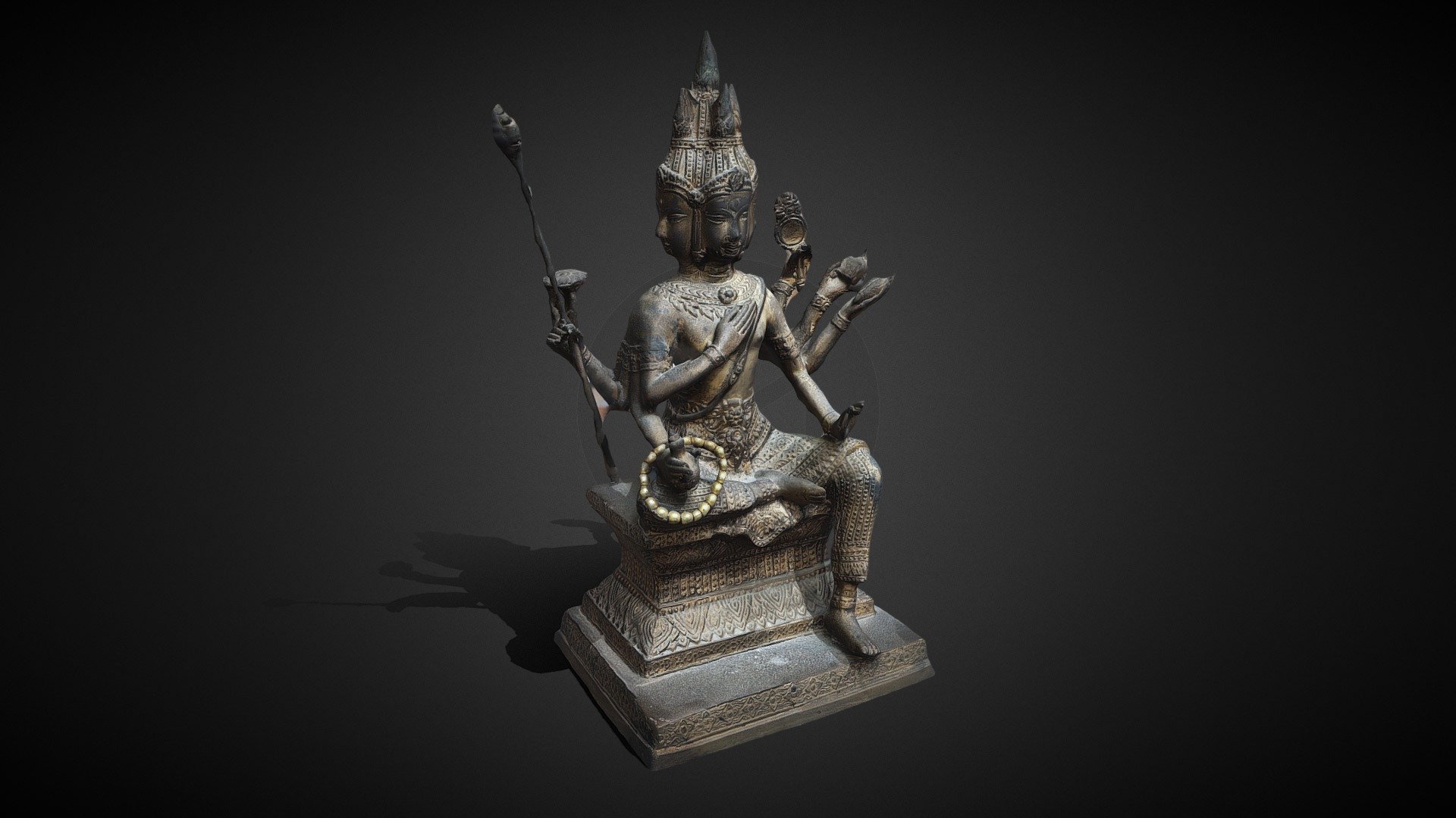 Brahma (romanized: Brahmā) is a Hindu god, referred to as &ldquo;the Creator
