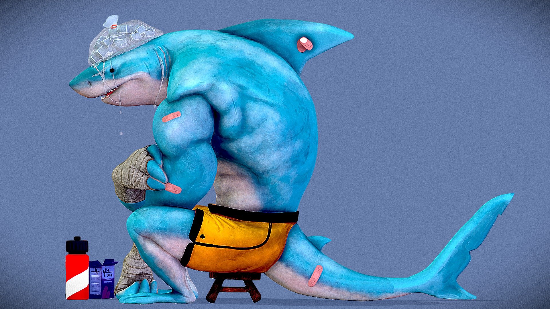 3D sculpt and render of a piece by Taran Fiddler (@TFiddlerArt). Thanks to them for makeing this awesome reference! 

https://twitter.com/TFiddlerArt/status/1193677153377800192?s=20

full renders on artstion twitter and instagram

https://twitter.com/NWilly_Art

https://www.instagram.com/nwilly_art/?hl=en

https://www.artstation.com/nwilly