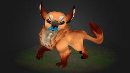 Dauntless critter TFT - Fan art fanart, bird, fan, 3dcoat, critter, leagueoflegends, marmoset, riot, riotgames, dauntless, tft, maya, handpainted, photoshop, creature, zbrush, fantasy, teamfighttactics, noai