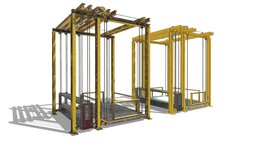 Industrial Lifts lift, gantry, site, cargo, elevator, crane, construction, industrial