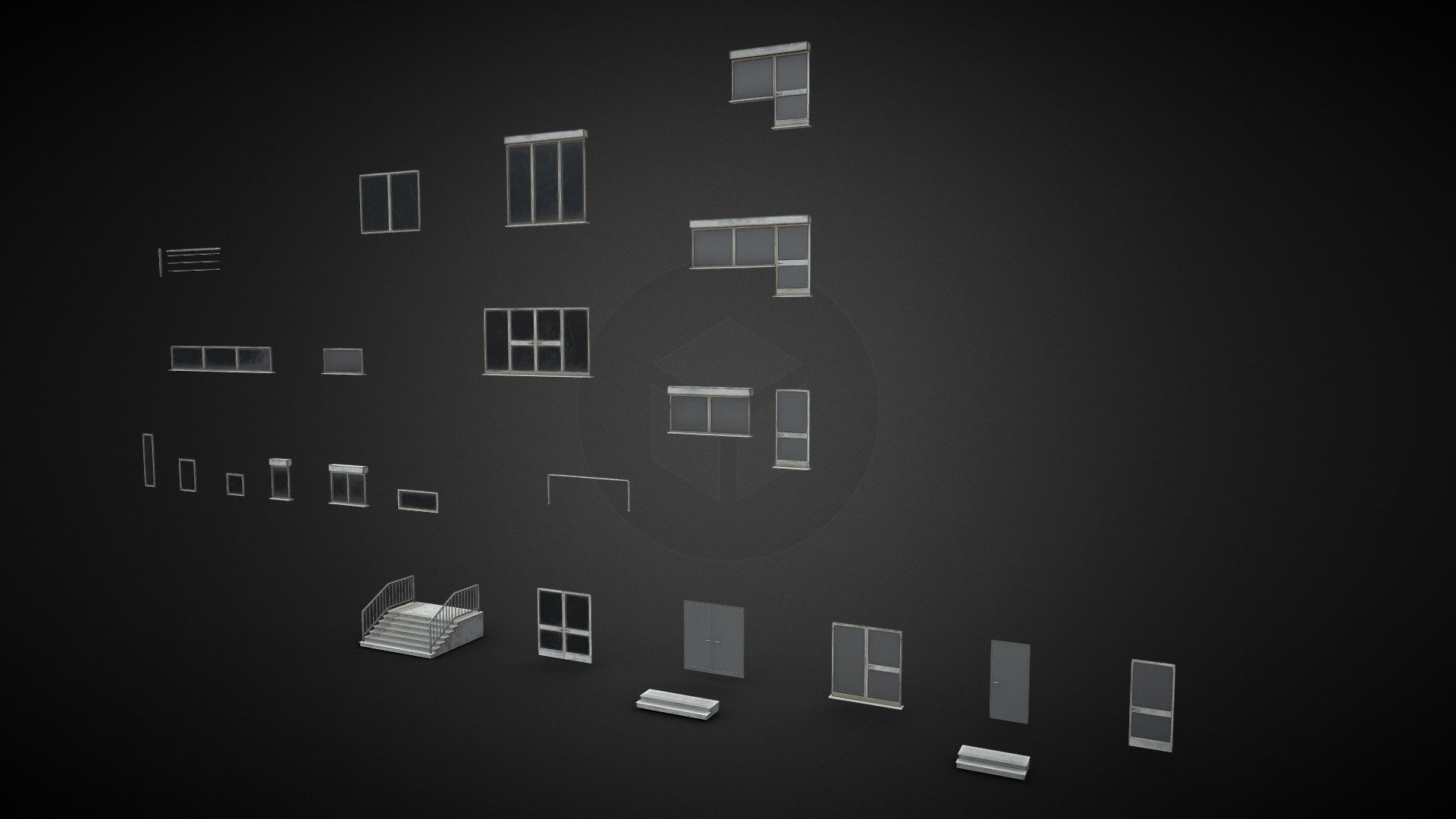 The Cyberpunk City Asset Pack 3# provides a range of Doors and Windows textured for creating a futuristic cityscape, inspired by the cyberpunk genre, allowing you to create an immersive world for your project. Ideal for game developers, artists, and designers seeking to add authenticity to their work.