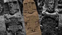 Standing Stela- Past and Present monument, laserscanning, epigraphy, unesco, guatemala, iconography, stela, mesoamerica, icomos, libraries, world-heritage-site, maya, archaeology, digital-heritage-and-humanities-center, university-of-south-florida-libraries, imperiled-heritage, noai