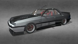 NISSAN SKYLINE R30 WIDE BODY body, nissan, skyline, wide, twinturbo, r30, nissan_skyline_r30, wide_body_kit