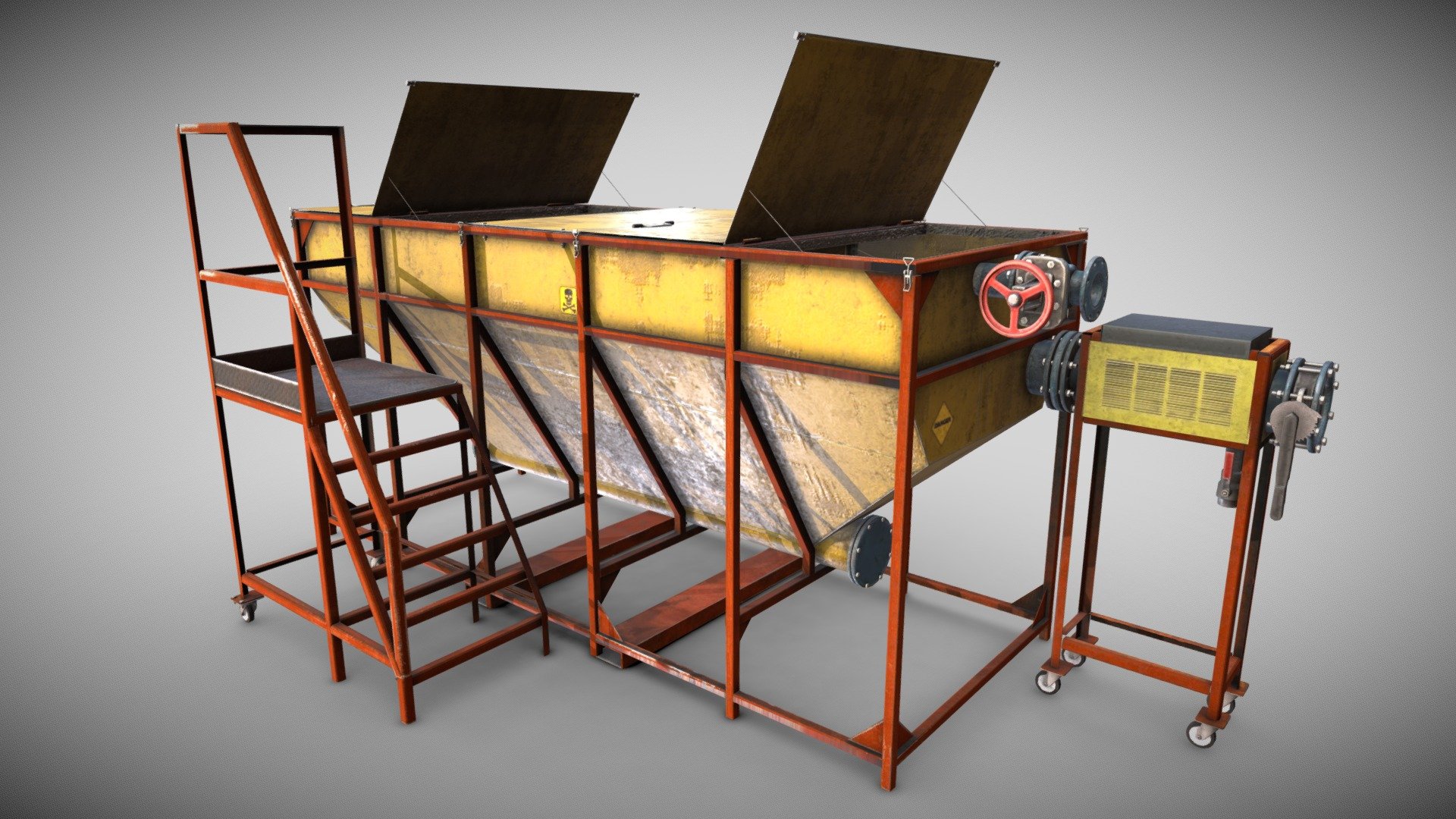 All in One Material 4k - The very good original CAD Model is by 
prolom prolom from GrabCad https://grabcad.com/library/-1968  _ Here is the optimized Version.....