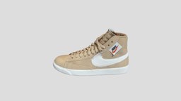 Nike Blazer Mid Rebel 棕色 拉链_BQ4022-200 rebel, mid, nike, blazer, zong-se