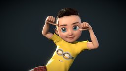 The boy cartoon cartoon young boy with binding body, toon, boy, children, child, pretty, students, character, cartoon, man, boycartoon