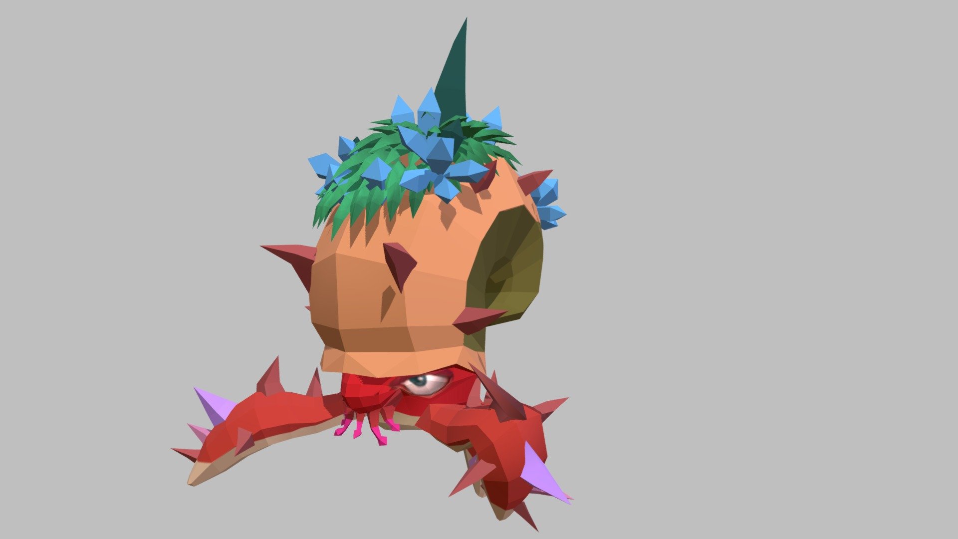 Geometry 
978 Quads Number of quad faces 
545 Triangles Number of triangle faces 
34 Polygons Number of polygon faces 
2.6k converted to Triangles Number of faces 
Vertices 
1.9k Number of vertices 



Basic Animations: Attack, Hit, Walk, Skill, Prepare for battle. 
The animation is looping, very smooth. 



Texture description: 
Only map: Diffuse. Resolution: 1024 * 1024 



Format description: 
Original model created by 3dsmax. Additional formats include Maya, FBX (you can import directly into the project immediately), obj, 3ds 



If there is a need for any type of model, send a message! We will provide. 
Thanks for your interest and love!