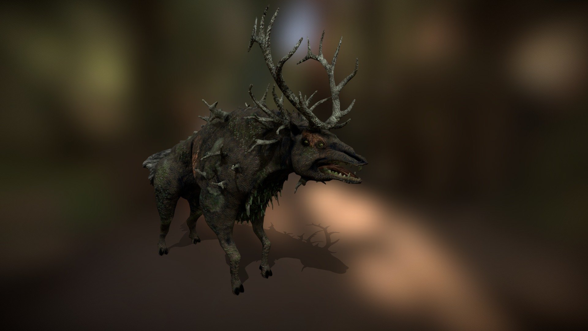 Remake of Stalker mutant that never ended in actual game. Original concept was made for the Monster Ball competition by GSC Game World in 2004. I remade it and modified it to look liek Elk/Deer
