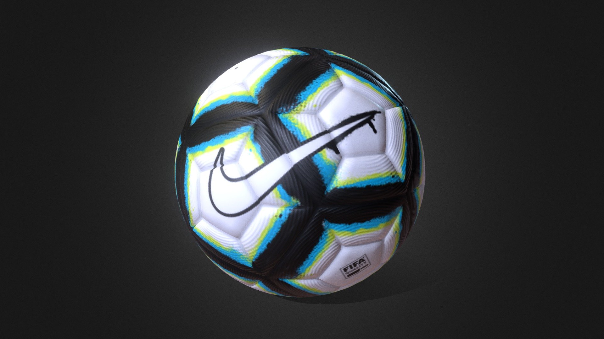 ES | Pelota de fútbol Nike Ordem texturizada como el modelo Merlin 2020. Modelada en Cinema 4D, texturas hechas en Photoshop.

**EN | ** Nike Ordem soccer ball but with the Merlin 2020 texture. Modelled in Cinema 4D, textures made in Photoshop.