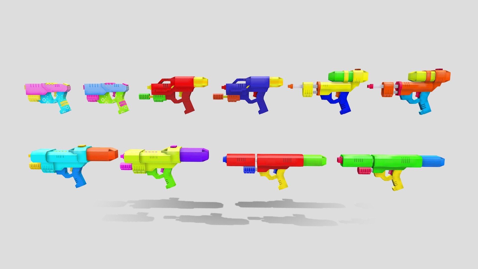 This model is the Water Gun model set, which has many weapon. This model has no animation and does not glow. Which, if a friend buys this model, will receive the .Zip file that I have prepared, which consists of the model and texture of every device




Options : 10 Types of water Gun.

Requires Optifine : no

Java/Bedrock : Java

minecraft : All Version

File formats included : JSON, OTHER, PNG

