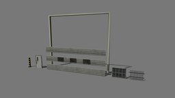 Doors Windows Kit kit, windows, doors, quarry, carnage, substancepainter, maya, gameasset, industrial