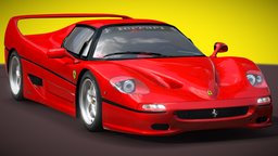 Ferrari F50. 'TURBO Super 433' Remastered Scene scene, ferrari, red, cars, sportcar, classic, collection, supercar, turbo, remake, showcase, nfs, midpoly, kent, remastered, free3dmodel, retrocar, freedownload, 90s, redcar, needforspeed, free-download, classiccar, gamereadymodel, freemodel, free-model, 3d, blender, lowpoly, model, car, free, 3dmodel, sketchfab, gameready, bublegum, freefire3dmodels, alexka, hotpursuit2, nfs2, alscars, turbocomrade