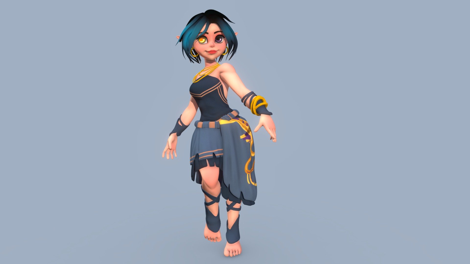 My fanart base on a great concept by Qifeng Lin (artstation). I loved the cuteness of this character and decided to make her in 3D.

Full details at my portfolio page: https://www.artstation.com/tuananhrobert