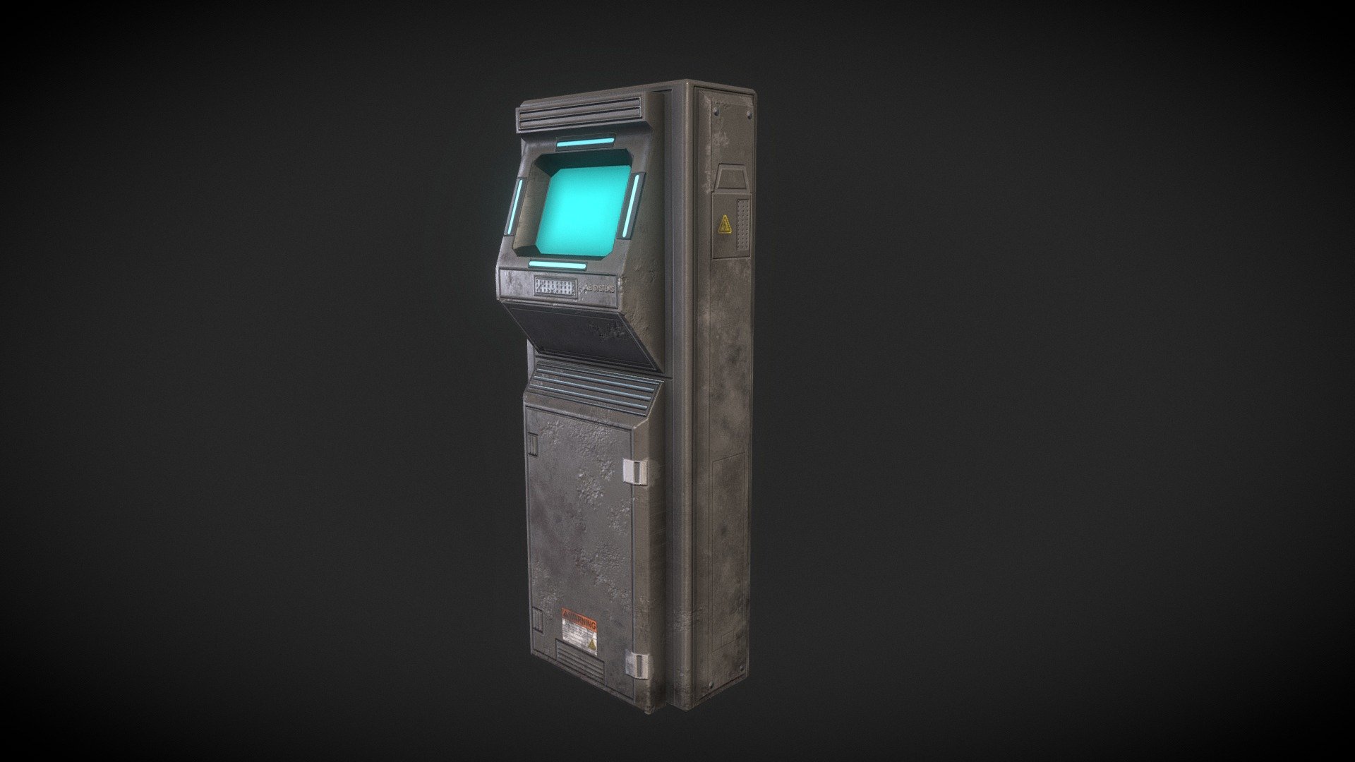 This piece was a texture/poly count optimization study, and was inspired by the computers in DOOM 2016. I just wanted to see how much detail was achievable with textures alone. I ended up with an extremely low poly model that I am really happy with! I created the model in Maya and textured and rendered it in substance painter.