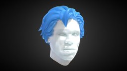 Anime Hair 1 face, green, custom, toon, orange, japan, asia, mod, secondlife, goth, murakami, dragonball, manga, gta5, kawaii, takashi, roblox, emo, vrchat, metaverse, myheroacademia, fortnite, weeb, nft, stylized, onepiece, fivem