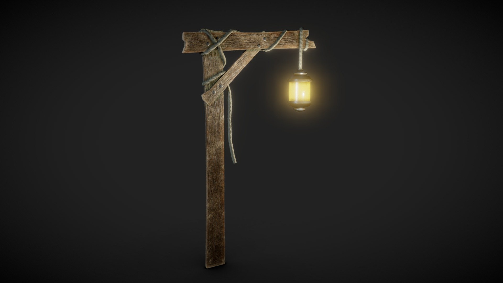 Low poly asset optimized for real-time with 4K PBR textures