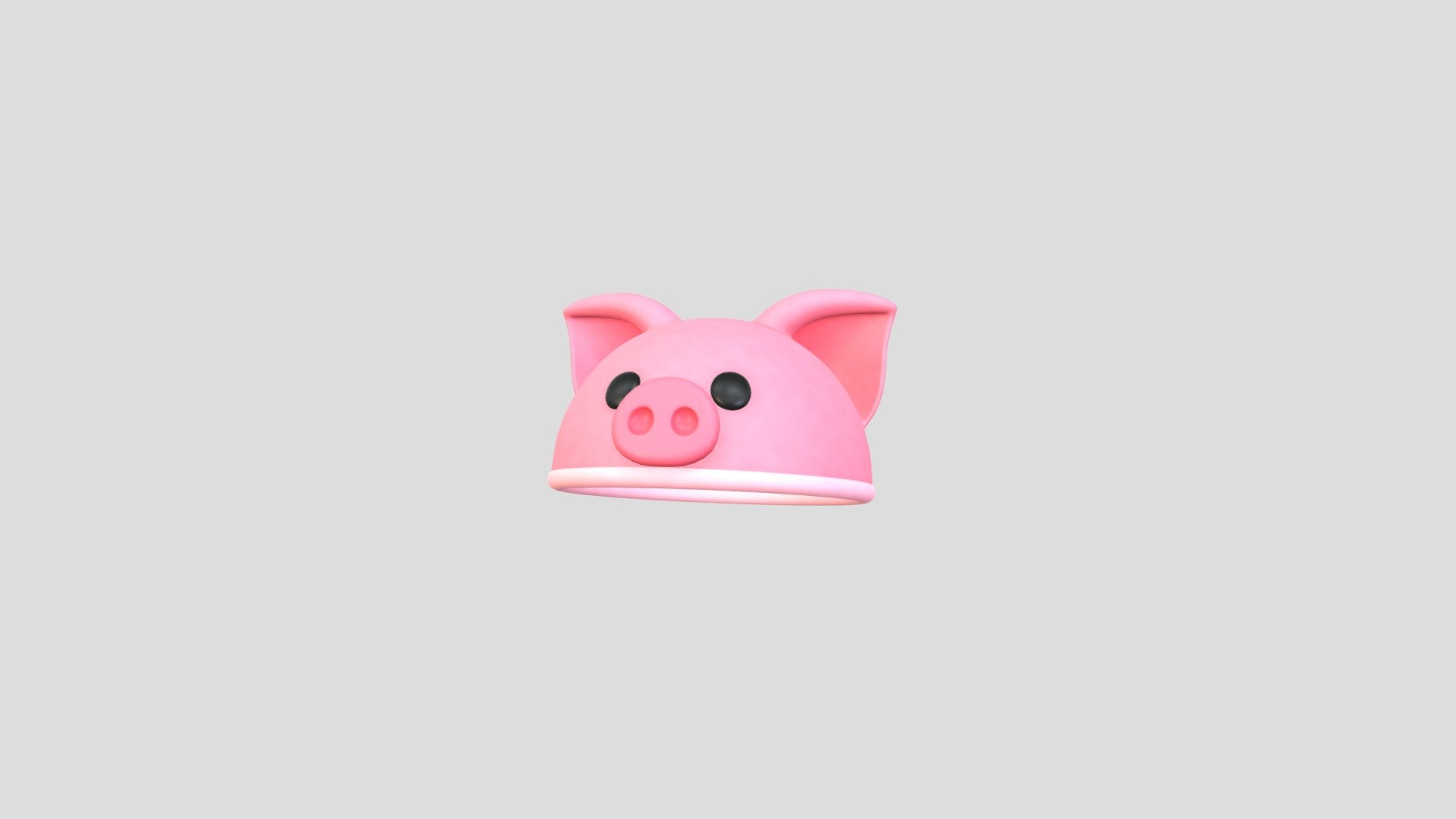 Pig Hat 3d model.      
    


Clean topology    

No Rig                          

Non-overlapping unwrapped UVs        
 
Ready for game engines 
 


File Formats       
 
3dsMax(2023) / FBX / OBJ   
 

PNG textures               

2048 x 2048 px               
 
( Base Color / Normal / Roughness ) 

                        

1,552 poly                         

1,614 vert                          
