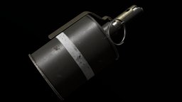 RG-42 Fragmentation Grenade green, rifle, grenade, m4, b3d, f1, artwork, rust, fps, unreal, 3dart, dart, frag, firearm, makarov, russian, ak, ar15, 556, aaa, russia, kalashnikov, explosive, ar-15, 545, 762, unrealengine, m67, rgd-5, m62, rgd, tarkov, render, unity, asset, lowpoly, gameart, military, free, ak47, highpoly, noai