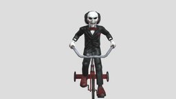 Billy On Bike saw, bike, billy, jigsaw, horror