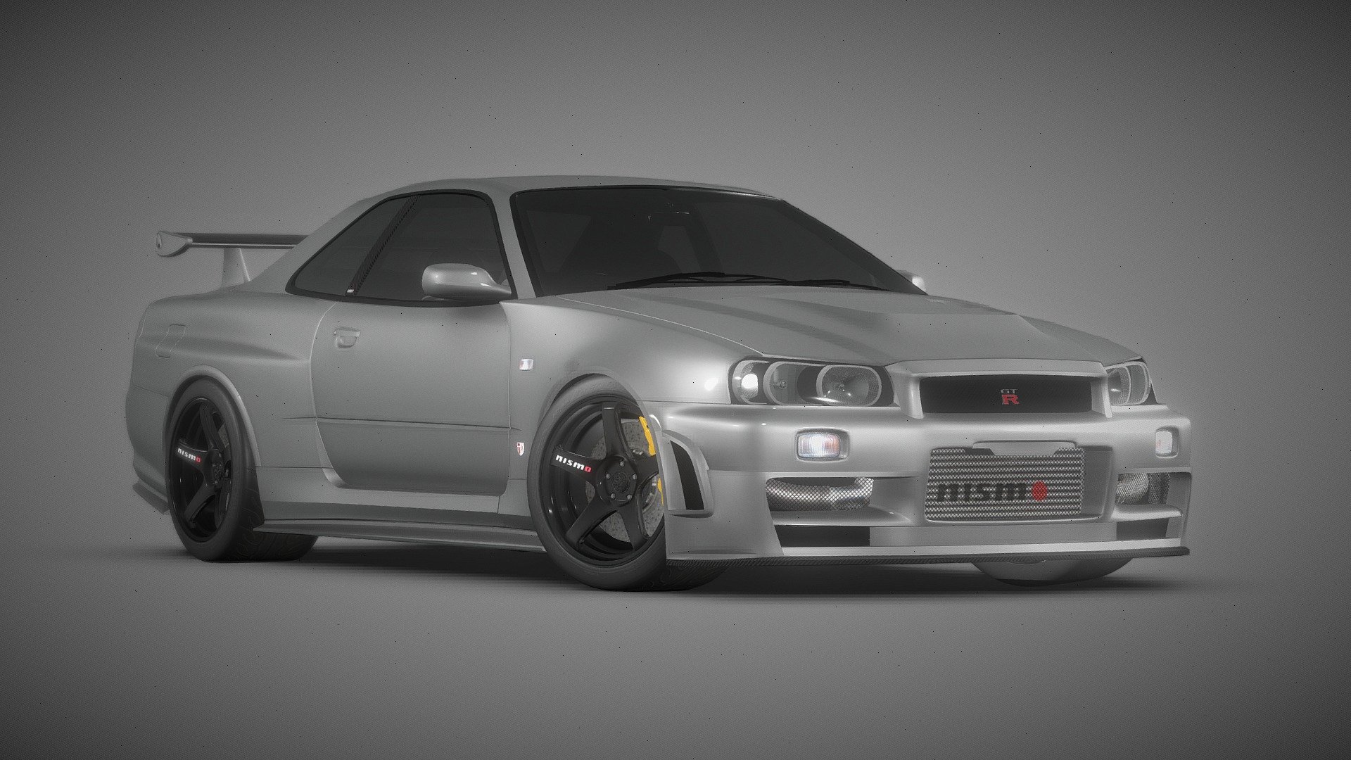 Nissan Skyline R34 Z-Tune Highpoly model