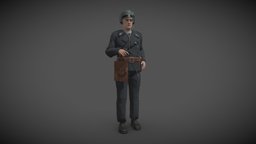 German Panzer Commander. WWII ww2, soldier, army, wwii, historical, germany, secondworldwar, panzerwaffe