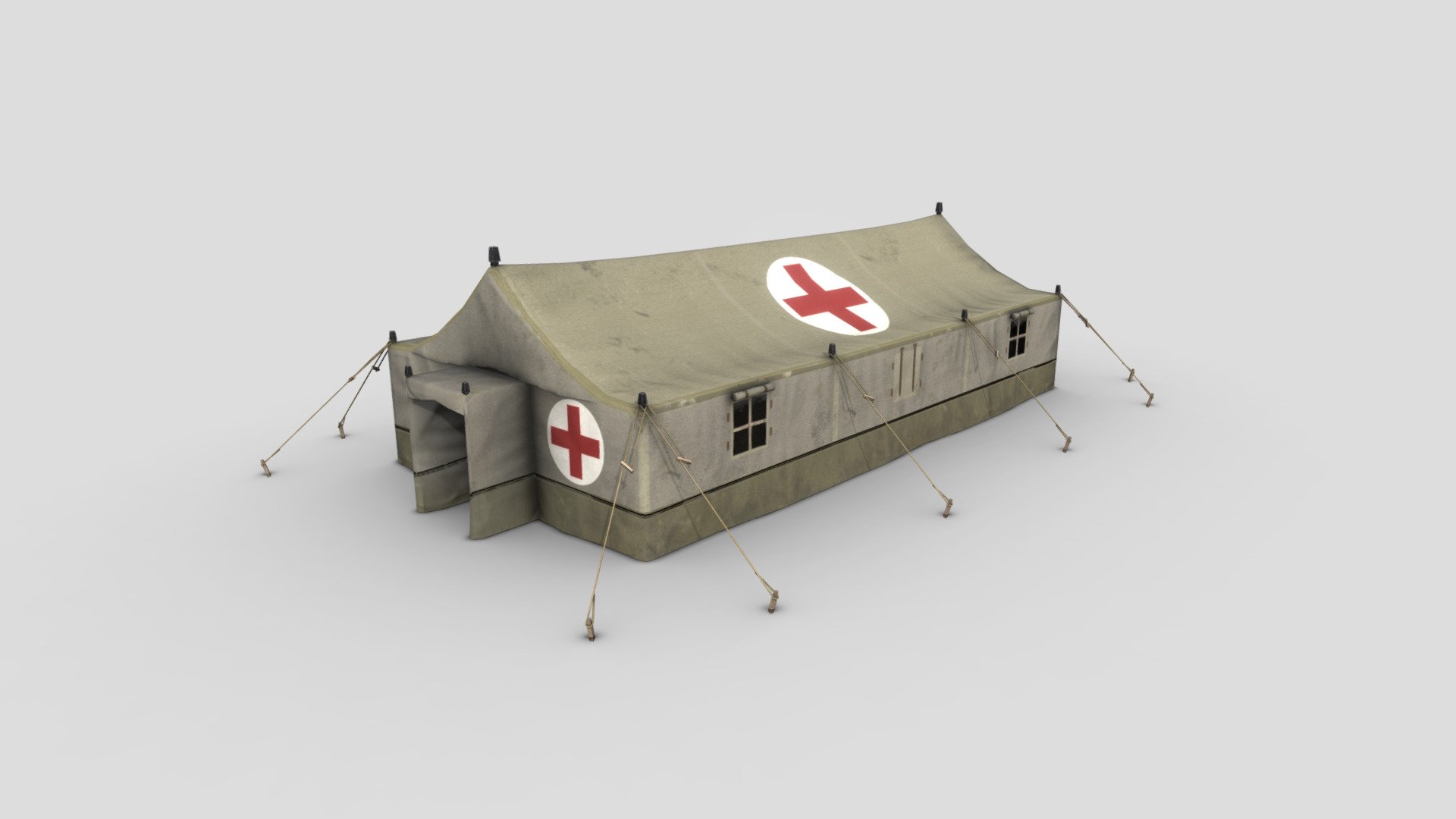US Military tent. Ready to be used in games and realtime applications.
Originally made as an asset for top-down game.




Ready for Unreal Engine and other game engines.

PBR material with 2048x textures.

Real world size and design.
