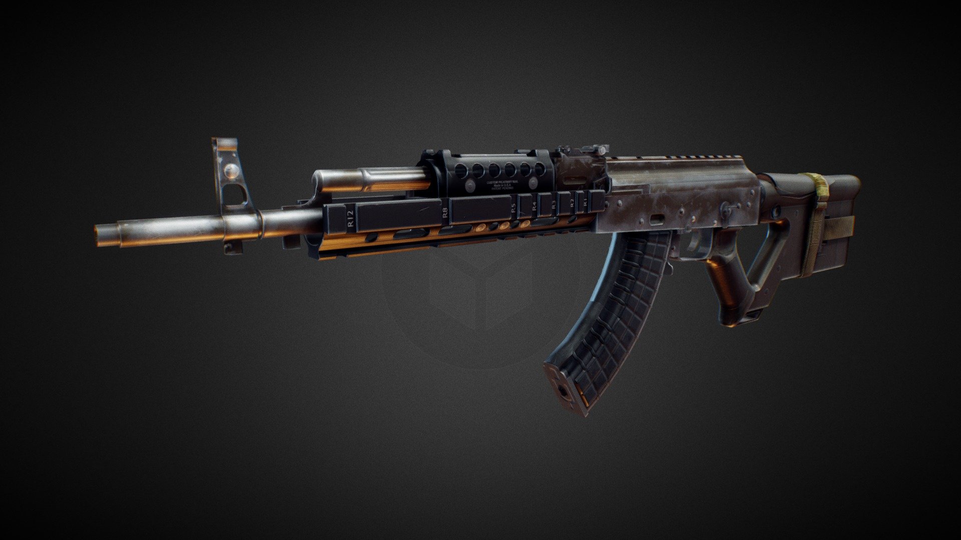 Assault Rifle M762, ready for gaming