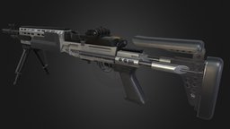 MK14 AAA Game Ready PBR Low-poly 3D model rifle, m4a1, assault, scope, m4, m16, army, unreal, shell, bullet, firearm, machinegun, ammo, aaa, automatic, pistol, sniper, mk, assult, cod, ammunition, mk2, machine-gun, unrealengine, mk1, mk4, mk18, mk3, mk14, pubg, rifle-gun, sniper-scope, aaa-game-model, assult-rifle, weapon, unity, game, weapons, military, gun, rifle-weapon, noai