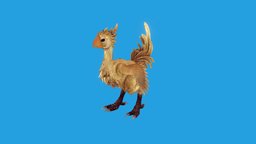 Chocobo Animated! fanart, bird, fan, finalfantasy, final, chocobo, fanart3d, art, animation, animated, fantasy