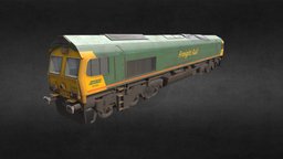 Diesel Locomotive train, truck, rail, locomotive, track, gaming, set, class, 66, diesel, uk, goods, loco, freight