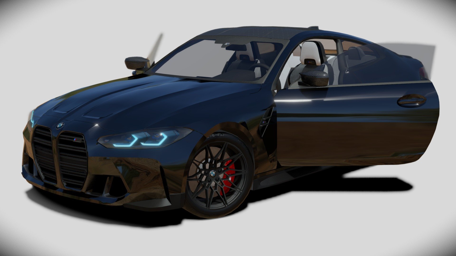 [Contact me for comissions or requests]

A BMW M4 model created in 2021. Around 60k polygons. 

Not finished, the interior needs a lot of work still, yet I'm happy with it.
Free download for educational purpuses only.

Please consider supporting my work: ko-fi.com/ricy2526