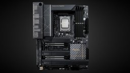 Asus Z690 ProArt gaming, asus, electronic, ready, showcase, motherboard, blender-3d, intel, gaming_props, pcgaming, gaming-asset, gamingsetup, gamingassets, 3d, blender, art, gameasset, asusrog, z690, proart