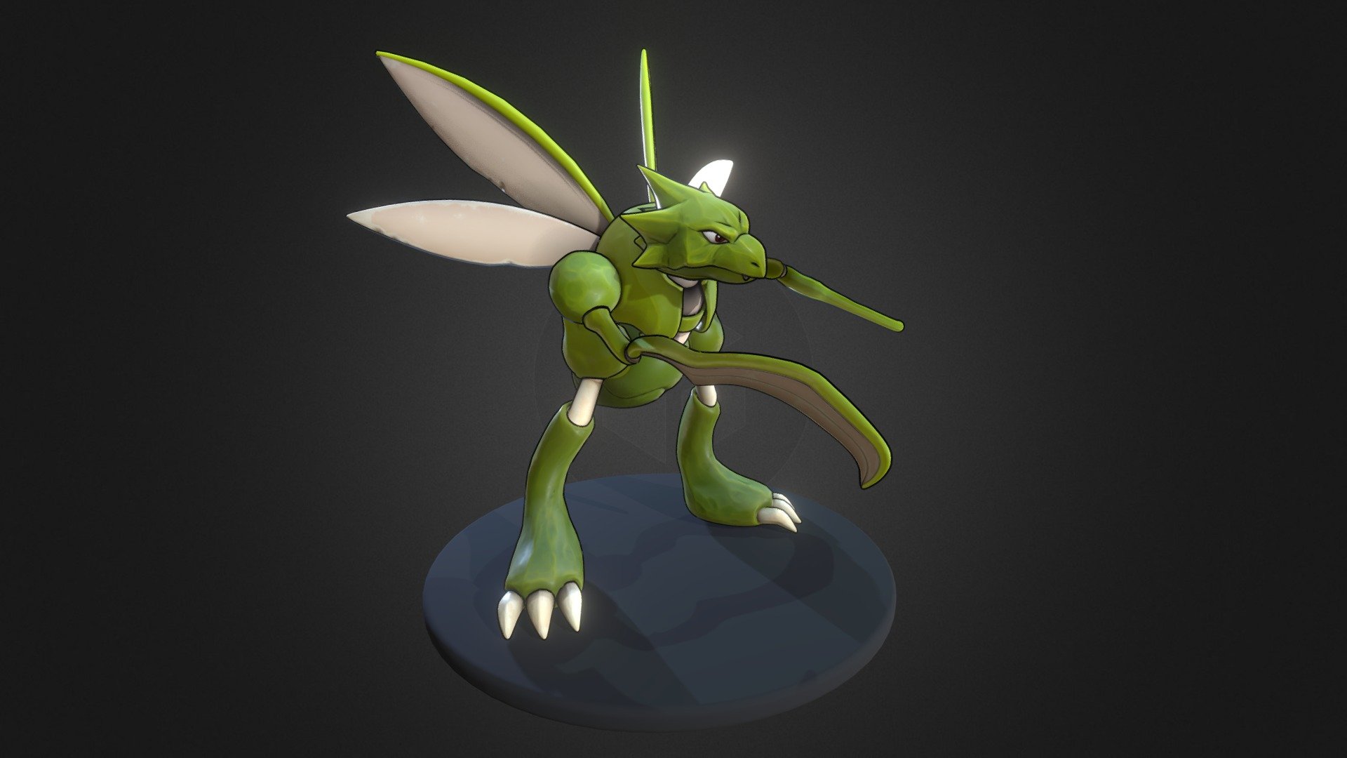 The green one