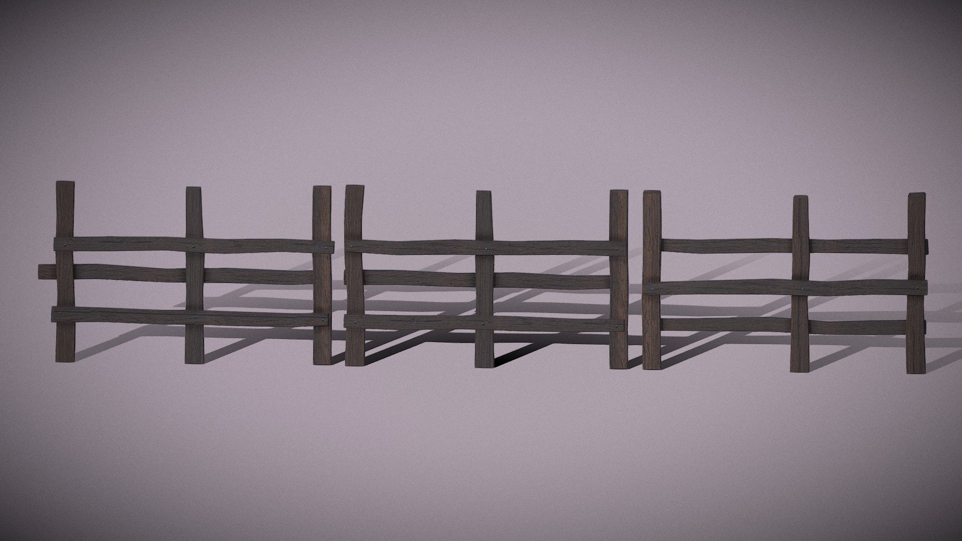 An old wooden fence. Low poly, meant as a game asset. Comes with 4k textures.
 Comes as part of a kit.