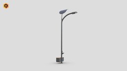 Solar Street Light lamp, bulb, green, power, solar, energy, panels, eco, charge, ecology, solarpanel, solar-panel, city, street, light, chargable