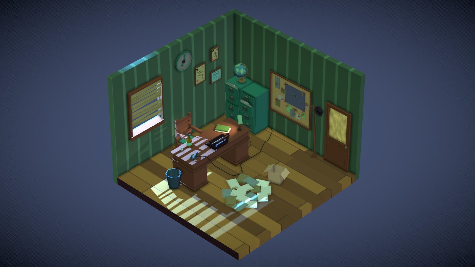 My very first original model for #Isometric2020Challenge.
