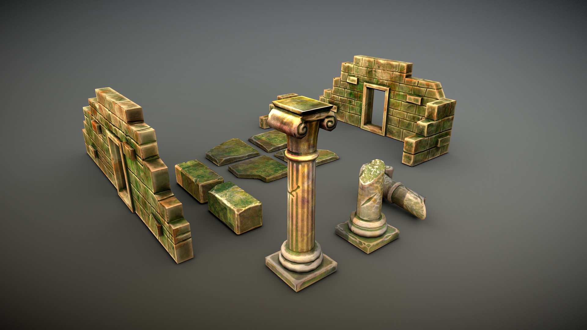 Model created for a mobile game.
Has 3 textures with albedo channel.
