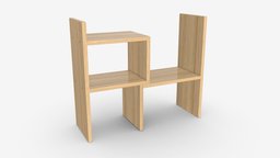 Desktop Organizer Storage Rack office, storage, wooden, stand, shelf, work, desk, rack, desktop, equipment, file, organizer, document, sheets, paperwork, 3d, pbr, organized