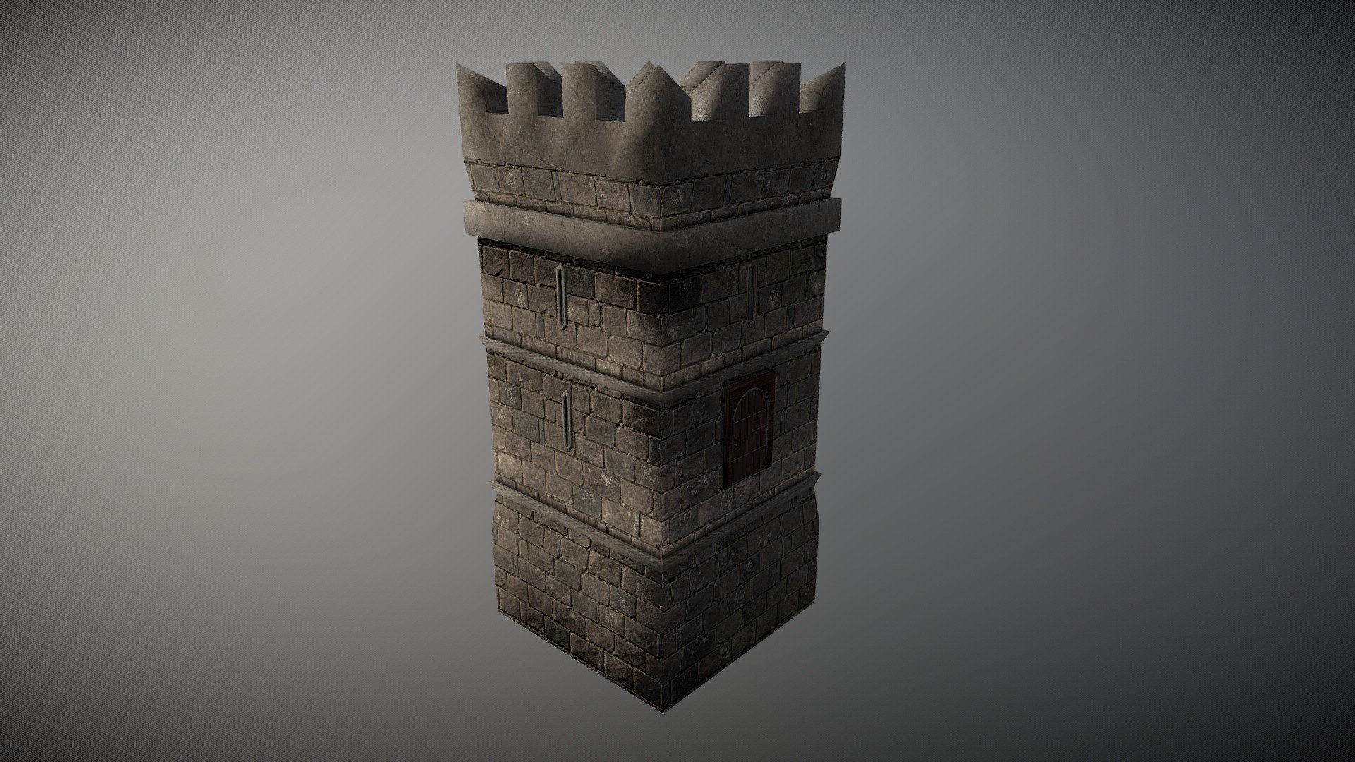 Hello I bring you on this occasion a model of a medieval tower modeled in blender and textured in substance painter, if you have any advice or criticism that you can give me it will be well received.