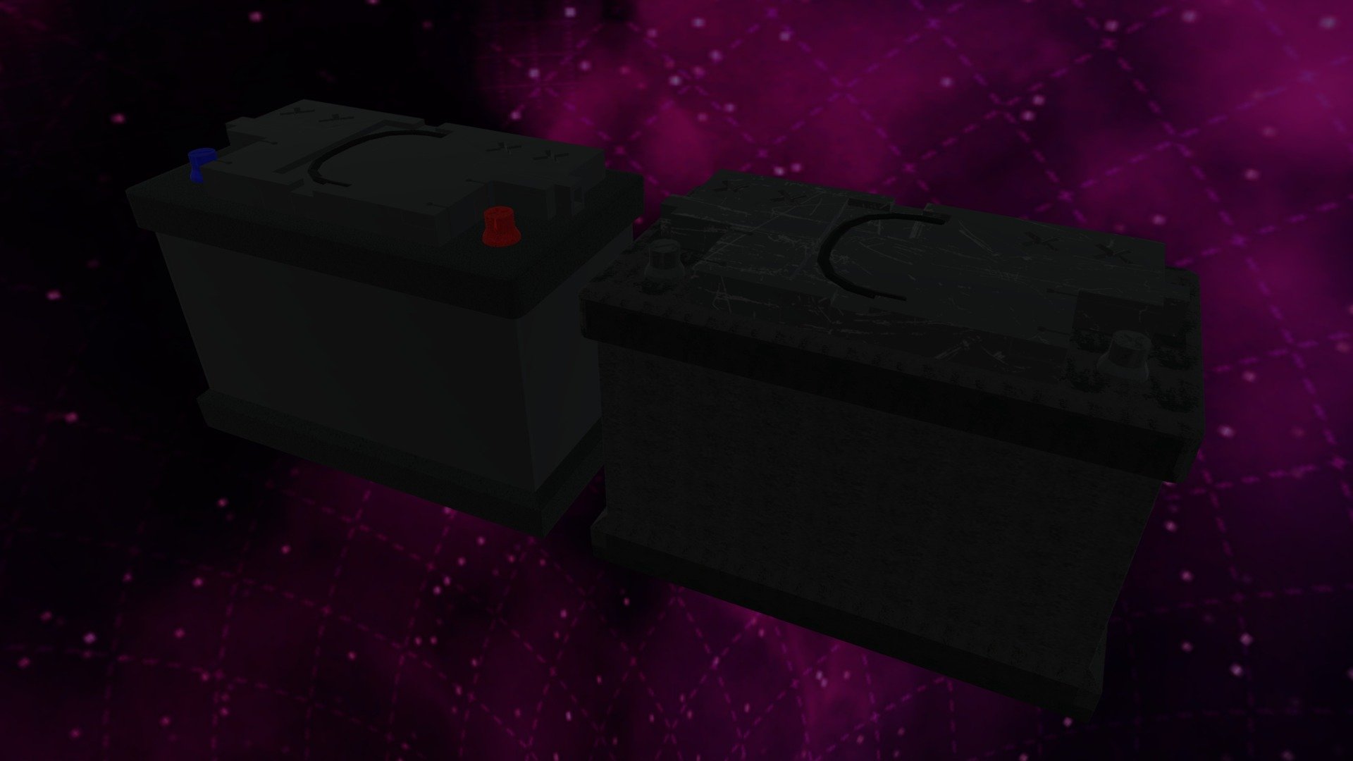 Introducing the Car Battery Clean &amp; Rusted made by ACBRadio, the programs used to make this object are as follows: Blender 2.92.0, Quixel Mixer &amp; G.I.M.P 2.10.4…The ‘Textures’ inclued in this object are the following: Normal, Deffuse…Free of Charge

Note: Changed file format from .Blend to .FBX

360 backdrop’s total poly count: Triangles: 4k Vertices: 2k 

Car Battery Clean/Rusted: Triangles: 4.3k Vertices: 2.3k

:D