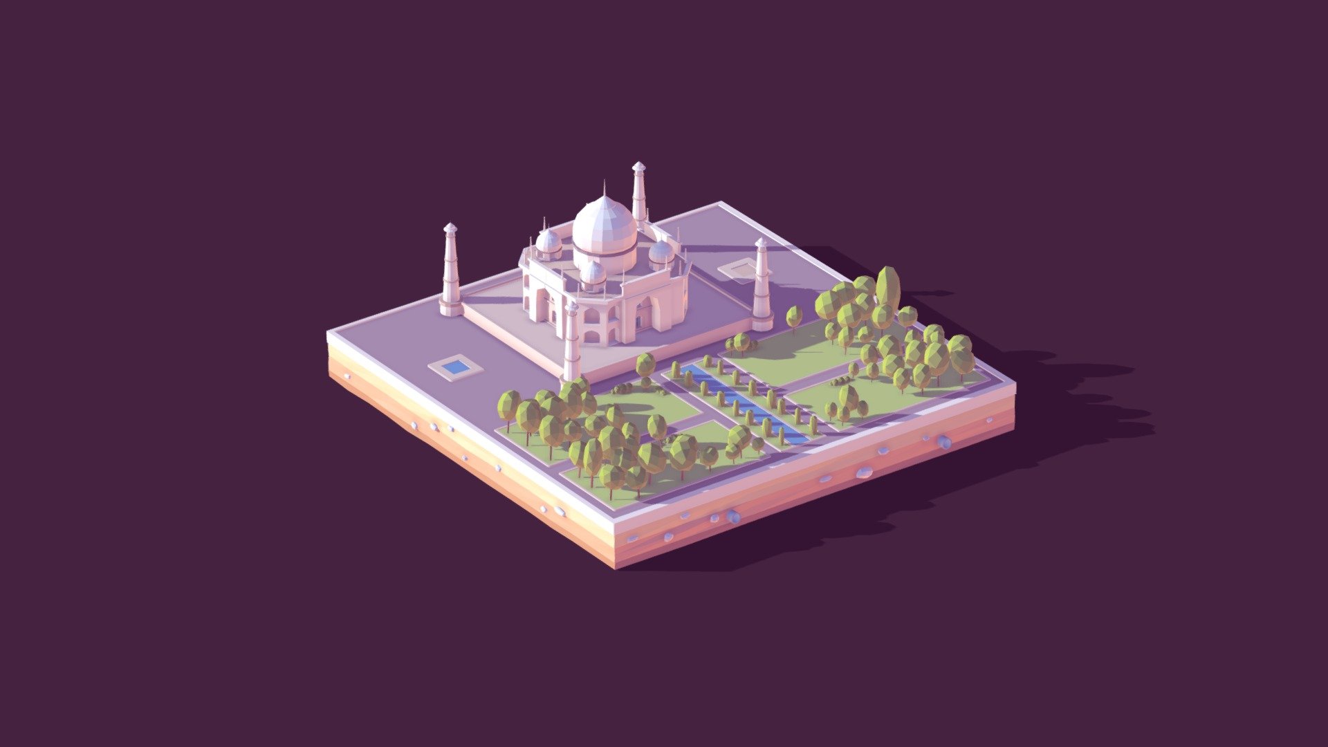 

Cartoon Tajmahal Landmark 3d model

Created on Cinema 4d R17

Game Ready, Render Ready.

Extra Fast (20 074 Polygons)
