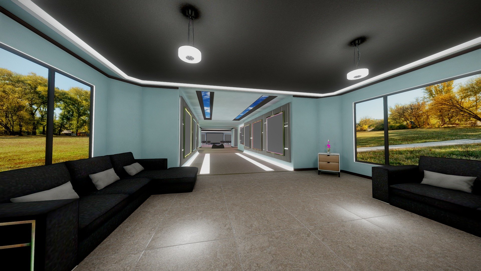 This is a gallery created to exhibit  photographs, it also has a virtual conference room, spaces to interact and present branded content.

It is optimized for modern cell phones and virtual/augmented reality. Some resources presented here are for external use, it is in scale measured in meters.

For the pictures each photo has a different material, you can change and add other photos of similar size.

This scenario can be used in Mozilla Hubs and Spoke platform, for virtual meetings, it is optimized from 230k polygons, if you want that we can work together, contact us by email.
visit our new website:  https://marcovirtual-mx.com/
Spatial: https://www.spatial.io/s/Photography-Studio-Marco-Virtual-mx-644773c3ce8f256cd8818254?share=8067542593035798236

Modeling/Baking: Blender

Textured: Substance Painter

Texture Size: 4k - 1k

If you want a customized scene, have ideas, questions or just want to talk, contact us at: marco.virtual.mx@gmail.com